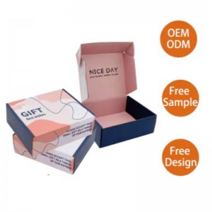 Logo de design personalizat imprimat de lux ambalare ondulată cadou TRANSPORT CUTIE CUTIE DE PĂRȚI