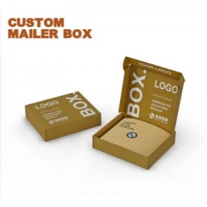 Imprimare personalizată Cutie de ambalare a hârtiei de carton ondulat pliabil pentru îmbrăcăminte de lenjerie, ambalaj personalizat Ambalaj cosmetic de stocare cadouri de livrare