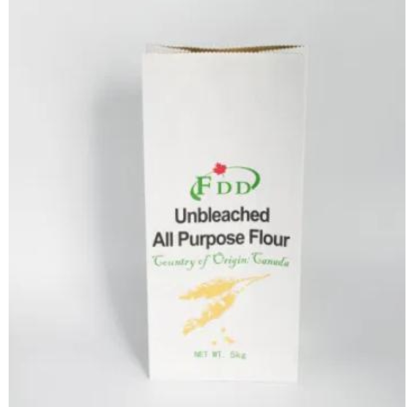 Imprimare personalizată de înaltă calitate Pungi de hârtie Kraft pentru geantă de ambalare a făinii de porumb de grâu